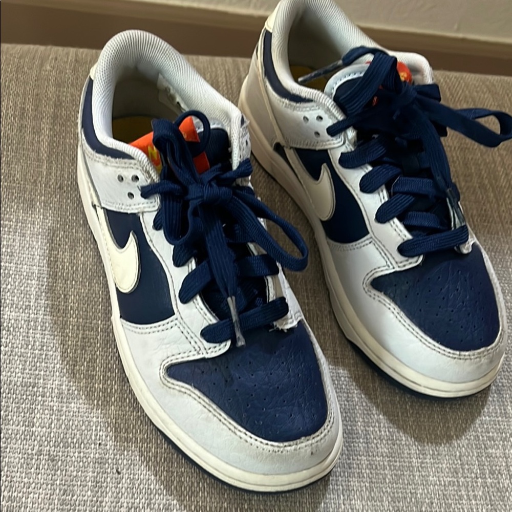 Nike Kids' Navy and White Sneakers